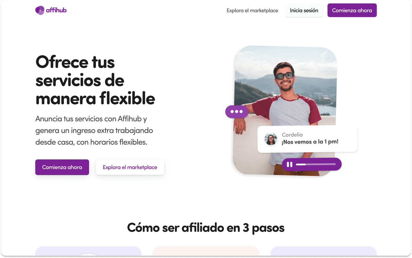 Affihub — Contrata y ofrece tu talento por internet