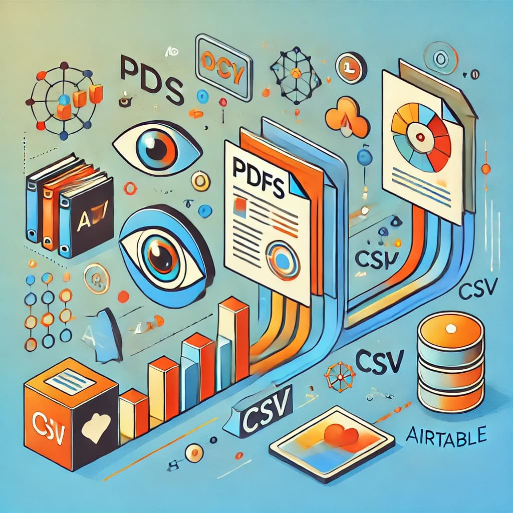 Extrae un pdf y procesa la información con CSV