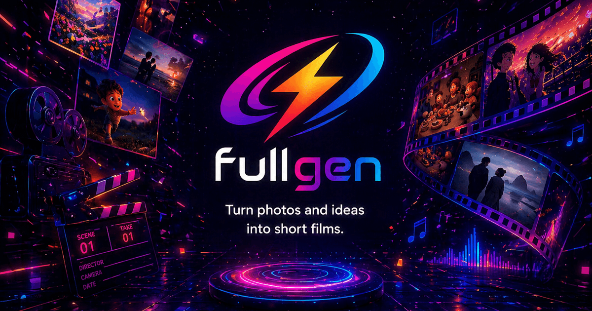 Fullgen — turn photos and ideas into short films