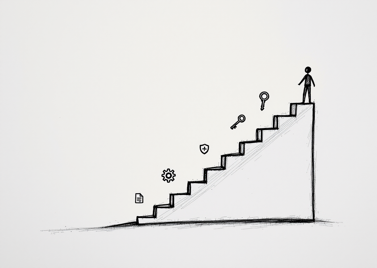 The compounding ladder: documented flows, connected data, reusable capabilities, team leverage